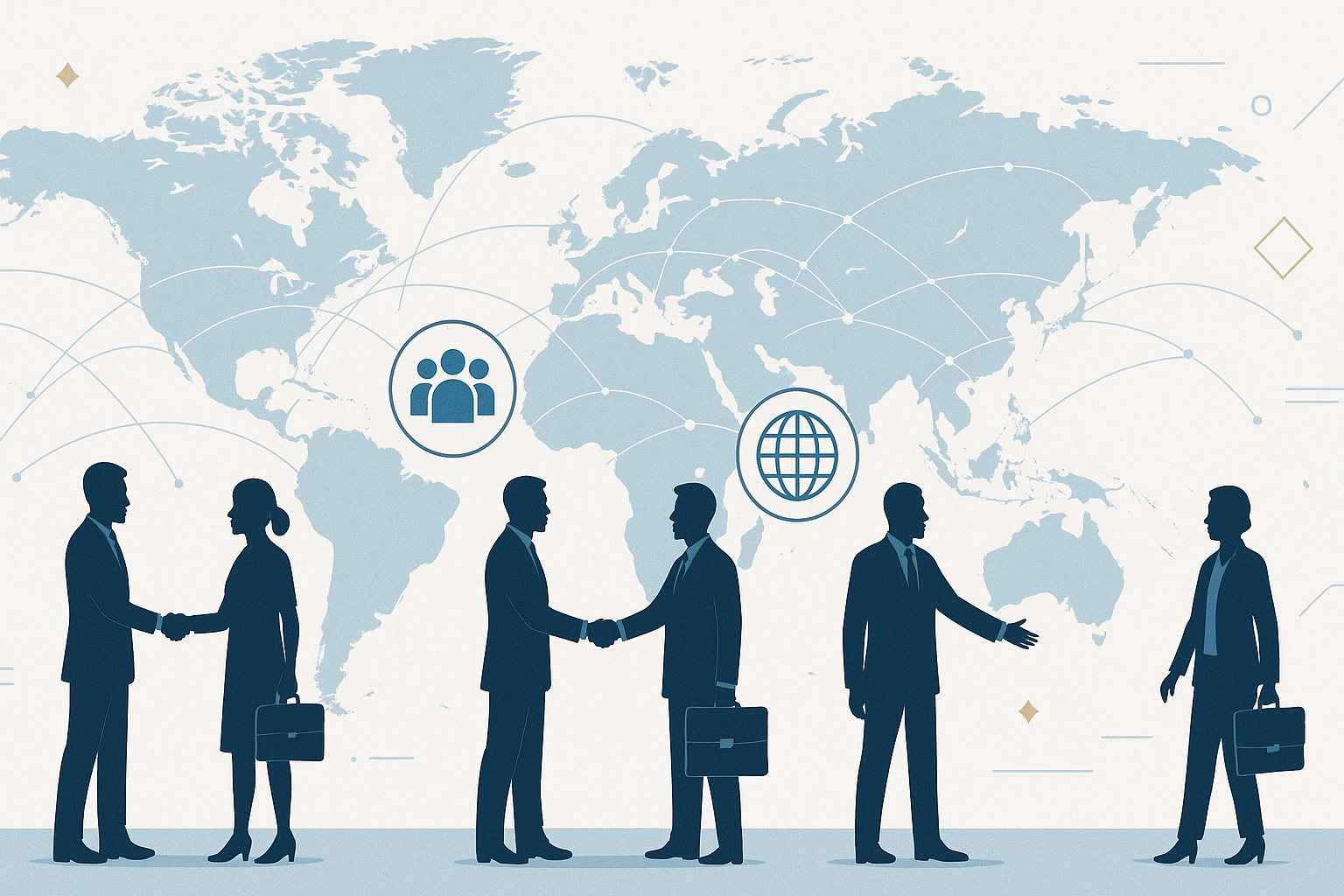 international partners for a small background banner