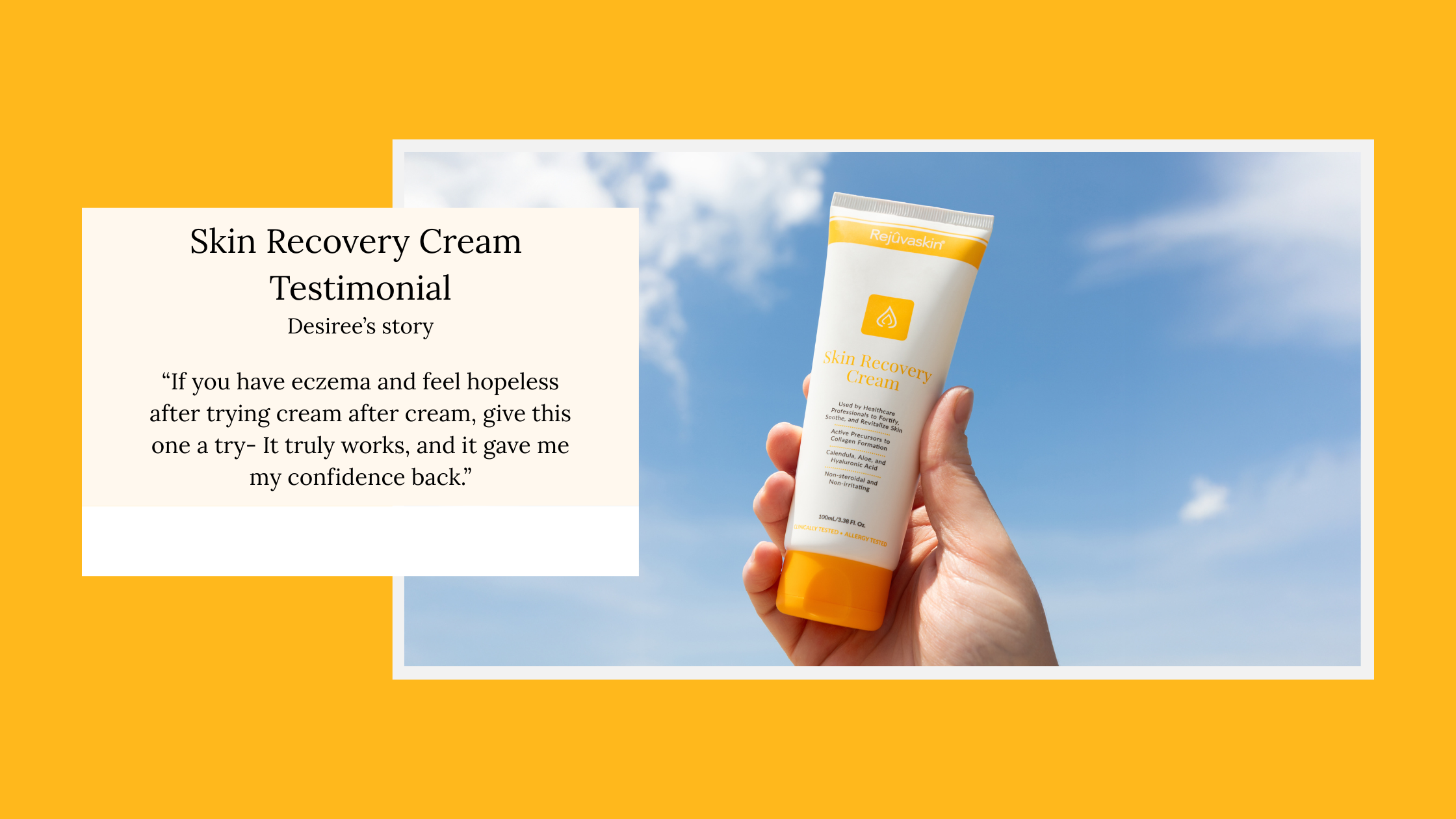 How Desiree Found Relief and Confidence Again with Rejuvaskin’s Skin Recovery Cream