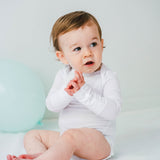 Eczema Baby Bodysuit With Foldaway Mitts