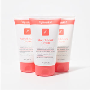 
            
                Load image into Gallery viewer, Rejuvaskin Stretch Mark Cream, Luxurious Stretch Mark Cream 3-pack, Safe for New Moms
            
        
