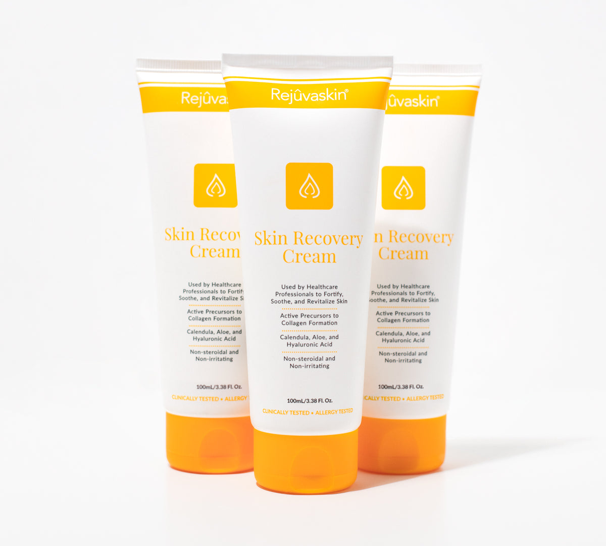 Rejuvaskin Skin recovery Cream 3-pack, Radiation Relief, Eczema Relief, Super Moisturizer